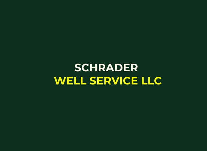 Schrader Well Service, LLC  -  well drilling contractor